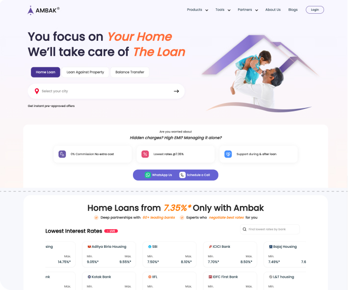 Home Loans UX Audit – Ambak